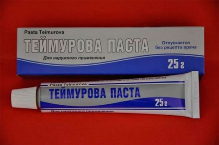 Паста Теймурова от пота Паста Теймурова