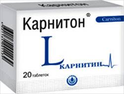 Инструкция по применению Карнитон (таблетки): описание, состав, ФТГ, МНН Инструкция по применению Карнитон (таблетки): описание, состав, ФТГ, МНН