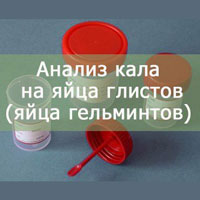 Анализ кала на яйца глист