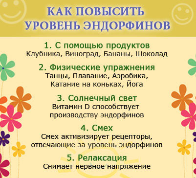 Как увеличить выработку эндрфинов